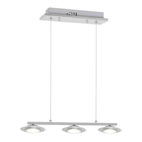 Lampa wisząca ELLIPSE - zwis 15W LED 4000K chromowana 50 cm Milagro