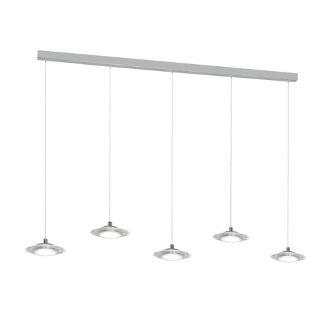 Lampa wisząca ELLIPSE - zwis 25W LED 4000K chromowana 80 cm Milagro