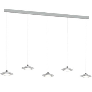 Lampa wisząca ELLIPSE - zwis 25W LED 4000K chromowana 80 cm Milagro