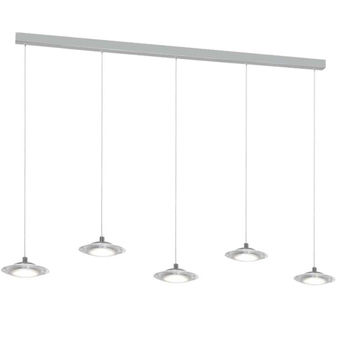 Lampa wisząca ELLIPSE - zwis 25W LED 4000K chromowana 80 cm Milagro