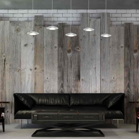 Lampa wisząca ELLIPSE - zwis 25W LED 4000K chromowana 80 cm Milagro