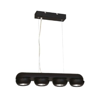 Lampa wisząca FLARE - zwis 40W LED 3000K czarna 53 cm Milagro