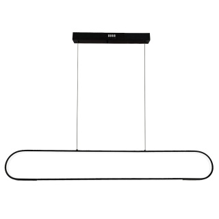 Lampa wisząca FRAME - zwis 42W LED 4000K czarna 100 cm Milagro