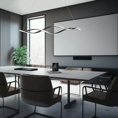 Lampa wisząca LED GRANT 38W 4000K czarny – ML8609
