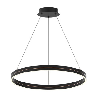 Lampa wisząca GRAVITY - zwis 36W LED 4000K czarno-złota 40 cm Milagro