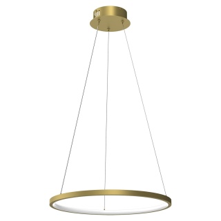 Lampa wisząca LED HOOP 27W 4000K złoty MiLAGRO