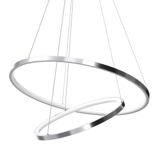 Lampa wisząca LED HOOP 51W 4000K chrom MiLAGRO