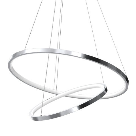 Lampa wisząca LED HOOP 51W 4000K chrom – ML1550