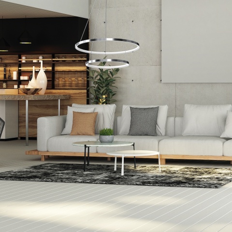 Lampa wisząca LED HOOP 51W 4000K chrom – ML1550