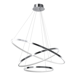 Lampa wisząca LED HOOP 93W 4000K chrom MiLAGRO