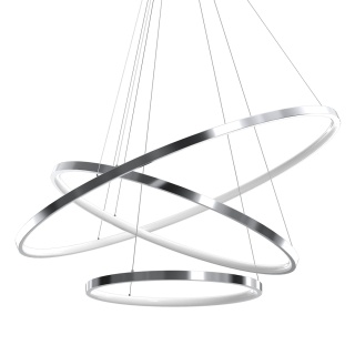 Lampa wisząca LED HOOP 93W 4000K chrom MiLAGRO