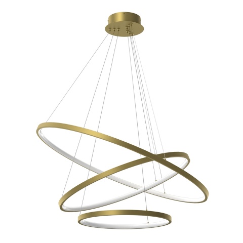 Lampa wisząca LED HOOP 93W 4000K złoty – ML1547