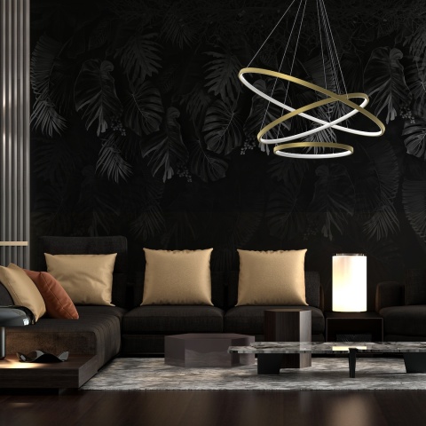 Lampa wisząca LED HOOP 93W 4000K złoty – ML1547
