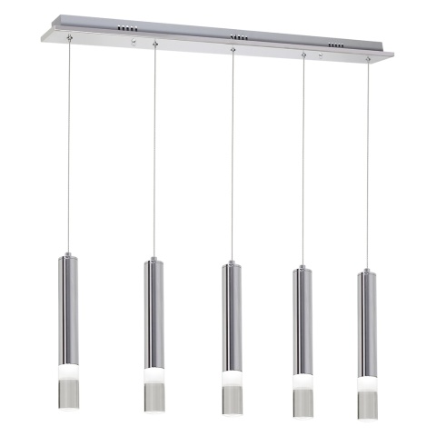 Lampa wisząca ICE - zwis 25W LED 4000K chromowana 67,5 cm Milagro
