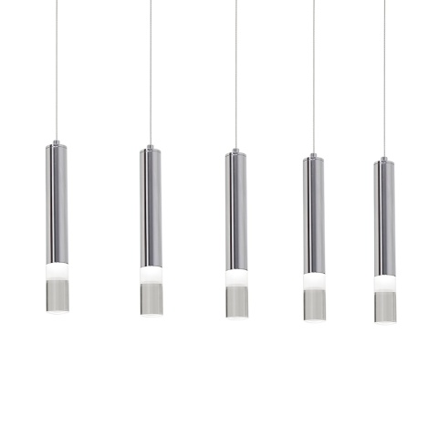 Lampa wisząca ICE - zwis 25W LED 4000K chromowana 67,5 cm Milagro