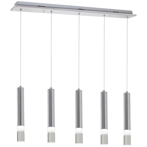 Lampa wisząca ICE - zwis 25W LED 4000K chromowana 67,5 cm Milagro