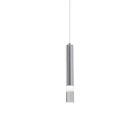 Lampa wisząca ICE - zwis 5W LED 4000K chromowana 10 cm Milagro