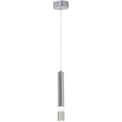 Lampa wisząca ICE - zwis 5W LED 4000K chromowana 10 cm Milagro