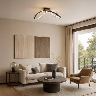 Lampa wisząca LED INFINITY 21W 4000K czarny MiLAGRO