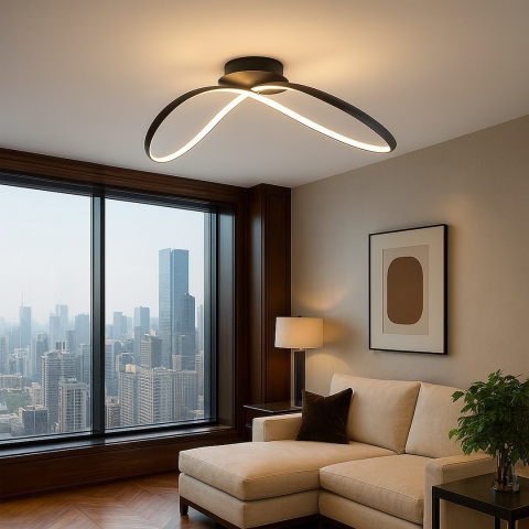 Lampa wisząca LED INFINITY 21W 4000K czarny – ML1574