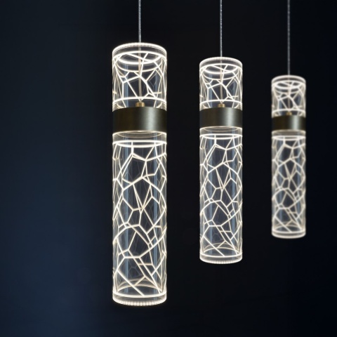 Lampa wisząca LED LAGOS 24W 4000K złoty – ML2246