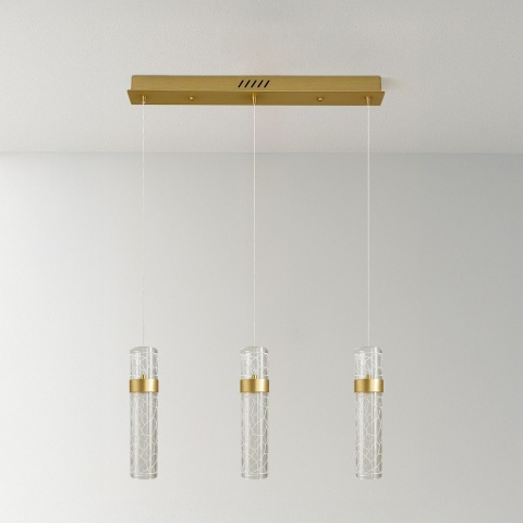 Lampa wisząca LED LAGOS 24W 4000K złoty – ML2246
