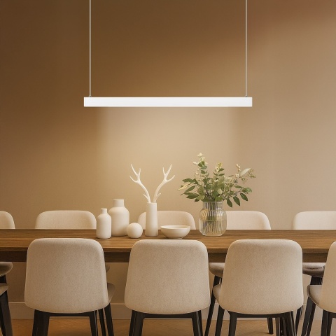 Lampa wisząca LED LINEA 36W CCT biały MiLAGRO