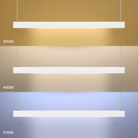 Lampa wisząca LED LINEA 36W CCT biały MiLAGRO