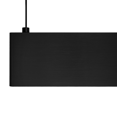 Lampa wisząca LINEA - zwis 36W LED 3000-4000-5700K czarna 120 cm Milagro