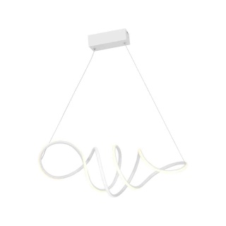 Lampa wisząca LOCA - zwis 56W LED 4000K biała 70 cm Milagro