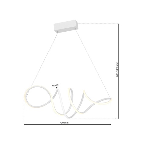 Lampa wisząca LED LOCA 56W 4000K biały – ML5491