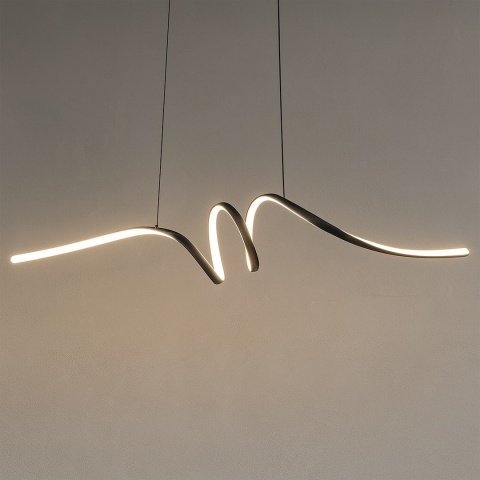 Lampa wisząca LED LOOP 28W 4000K czarny – ML1577