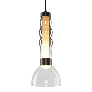 Lampa wisząca LUCCO smoked - zwis 13W LED 3000K dymiona 15 cm Milagro