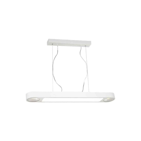 Lampa wisząca LUCE - zwis 40W LED 3000K biała 86 cm Milagro