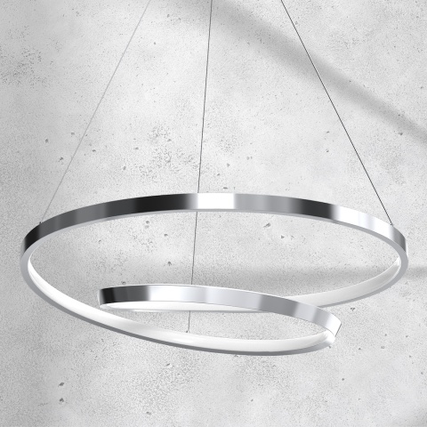 Lampa wisząca LED LUCERO 48W 4000K chrom – ML7949