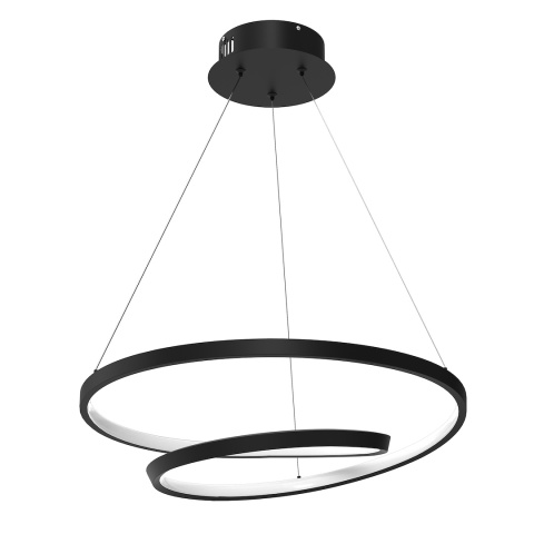 Lampa wisząca LED LUCERO 48W 4000K czarny – ML7948