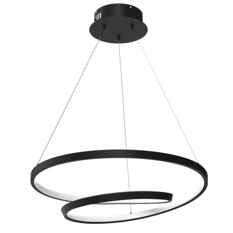 Lampa wisząca LED LUCERO 48W 4000K czarny – ML7948