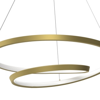Lampa wisząca LED LUCERO 48W 4000K złoty MiLAGRO