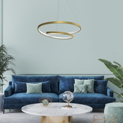 Lampa wisząca LED LUCERO 48W 4000K złoty – ML7950