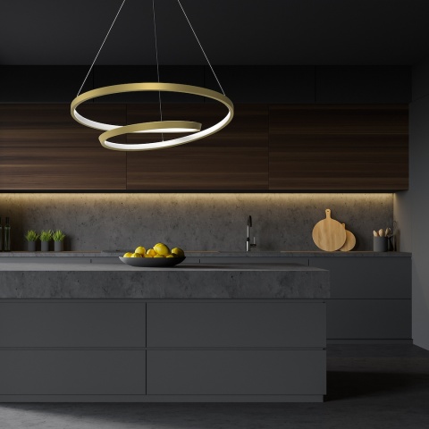 Lampa wisząca LED LUCERO 48W 4000K złoty – ML7950
