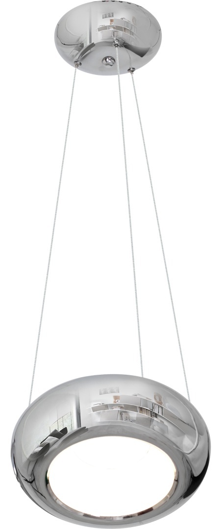 Lampa wisząca MERCURIO - zwis 12W LED 4000K chromowana 28 cm Milagro