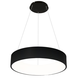 Lampa wisząca LED OHIO 40W CCT czarny MiLAGRO