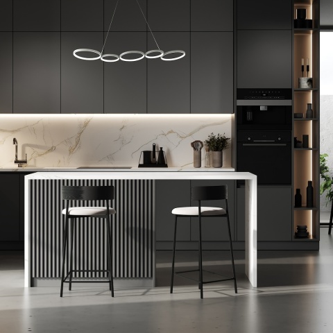 Lampa wisząca OLYMPIA - zwis 50W LED 4000K biała 115 cm Milagro
