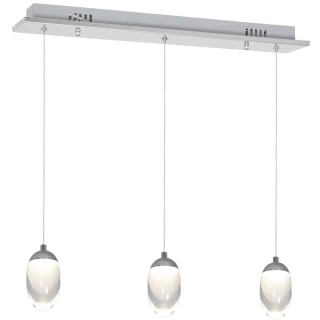 Lampa wisząca OVO - zwis 15W LED 4000K chromowana 50 cm Milagro