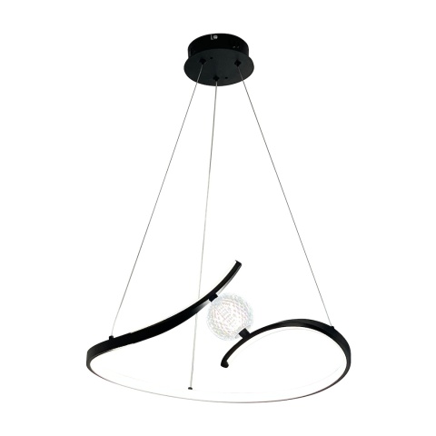 Lampa wisząca LED PERLA 34W 4000K czarny – ML1177