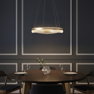 Lampa wisząca LED PRECIOSA 52W 4000K złoty MiLAGRO