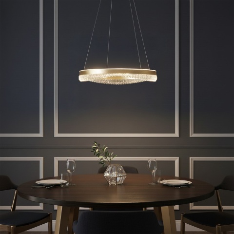 Lampa wisząca LED PRECIOSA 52W 4000K złoty – ML0999
