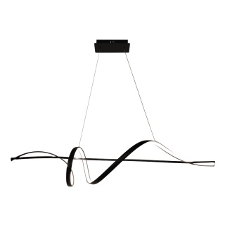 Lampa wisząca SASH - zwis 36W LED 4000K czarna 120 cm Milagro
