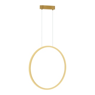 Lampa wisząca LED SATURNO 28W 4000K złoty 50cm IP44 MiLAGRO