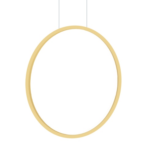 Lampa wisząca LED SATURNO 28W 4000K złoty 50cm IP44 – ML8855